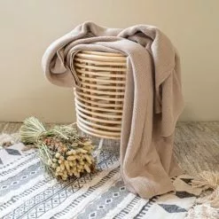 Pirouette Paris Poufs Bout De Canapé En Rotin Et Pieds En Métal Blanc -Chaise Soldes Magasin bout de canape en rotin et pieds en metal blanc 4