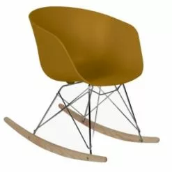 Meubles & Design Fauteuils Chaise à Bascule Scandinave Design Blanc 11 Meubles & Design Fauteuils Chaise à Bascule Scandinave Design Blanc -Chaise Soldes Magasin chaise a bascule scandinave design moutarde