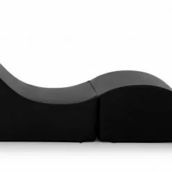 Talamo Italia Poufs Chaise Longue En éco-cuir Noir -Chaise Soldes Magasin chaise longue en eco cuir noir 2