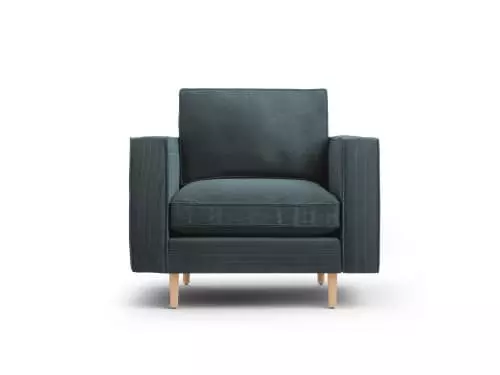 CXL By Christian Lacroix Fauteuils Fauteuil 1 Place En Tissu Structuré Bleu 4 CXL By Christian Lacroix Fauteuils Fauteuil 1 Place En Tissu Structuré Bleu – Image 4