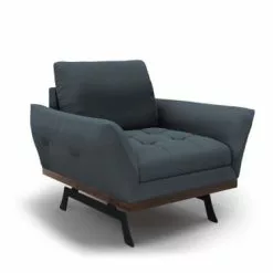 CXL By Christian Lacroix Fauteuils Fauteuil 1 Place En Tissu Structuré Bleu