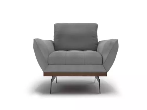 CXL By Christian Lacroix Fauteuils Fauteuil 1 Place En Tissu Structuré Gris 3 CXL By Christian Lacroix Fauteuils Fauteuil 1 Place En Tissu Structuré Gris – Image 3