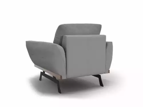 CXL By Christian Lacroix Fauteuils Fauteuil 1 Place En Tissu Structuré Gris 4 CXL By Christian Lacroix Fauteuils Fauteuil 1 Place En Tissu Structuré Gris – Image 4