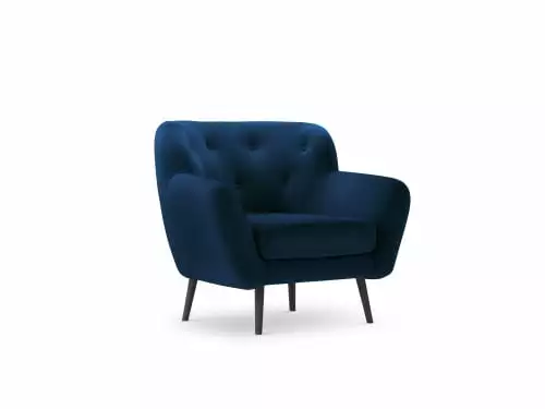 Micadoni Home Fauteuils Fauteuil 1 Place En Velours Bleu Roi 1 Micadoni Home Fauteuils Fauteuil 1 Place En Velours Bleu Roi