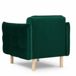 Micadoni Home Fauteuils Fauteuil 1 Place En Velours Vert Bouteille 8 Micadoni Home Fauteuils Fauteuil 1 Place En Velours Vert Bouteille -Chaise Soldes Magasin fauteuil 1 place en velours vert bouteille 9