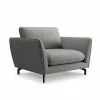 CXL By Christian Lacroix Fauteuils Fauteuil 1 Place XL En Velours Gris Clair