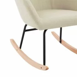 Baita Fauteuils Fauteuil à Bascule En Tissu 1 Place Crème 9 Baita Fauteuils Fauteuil à Bascule En Tissu 1 Place Crème -Chaise Soldes Magasin fauteuil a bascule en tissu 1 place creme 3