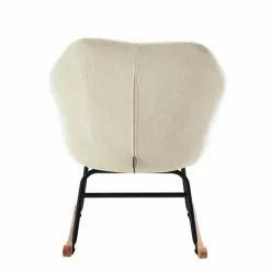 Baita Fauteuils Fauteuil à Bascule En Tissu 1 Place Crème 10 Baita Fauteuils Fauteuil à Bascule En Tissu 1 Place Crème -Chaise Soldes Magasin fauteuil a bascule en tissu 1 place creme 4