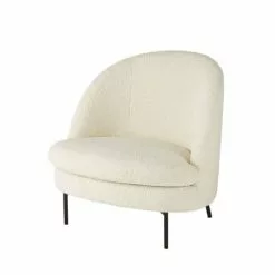 Maisons Du Monde Fauteuils Fauteuil à Bouclettes Blanches