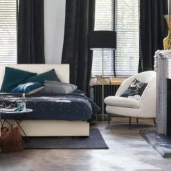 Maisons Du Monde Fauteuils Fauteuil à Bouclettes Blanches -Chaise Soldes Magasin fauteuil a bouclettes blanches 1000 3 23 209902 9