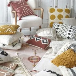 Maisons Du Monde Fauteuils Fauteuil à Bouclettes Blanches Et Bouleau Massif -Chaise Soldes Magasin fauteuil a bouclettes blanches et bouleau massif 1000 0 9 210052 5