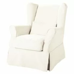 Maisons Du Monde Fauteuils Fauteuil à Housser Blanc