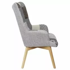 The Home Deco Factory Fauteuils Fauteuil Assise En Tissu Patchwork 8 The Home Deco Factory Fauteuils Fauteuil Assise En Tissu Patchwork -Chaise Soldes Magasin fauteuil assise en tissu patchwork 3