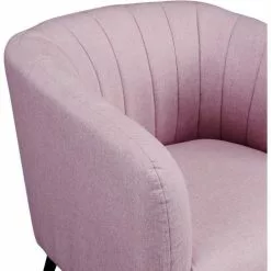 ATHM DESIGN Fauteuils Fauteuil Assise Polyester Rose Pieds Métal 9 ATHM DESIGN Fauteuils Fauteuil Assise Polyester Rose Pieds Métal -Chaise Soldes Magasin fauteuil assise polyester rose pieds metal 3