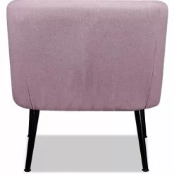 ATHM DESIGN Fauteuils Fauteuil Assise Polyester Rose Pieds Métal 11 ATHM DESIGN Fauteuils Fauteuil Assise Polyester Rose Pieds Métal -Chaise Soldes Magasin fauteuil assise polyester rose pieds metal 5