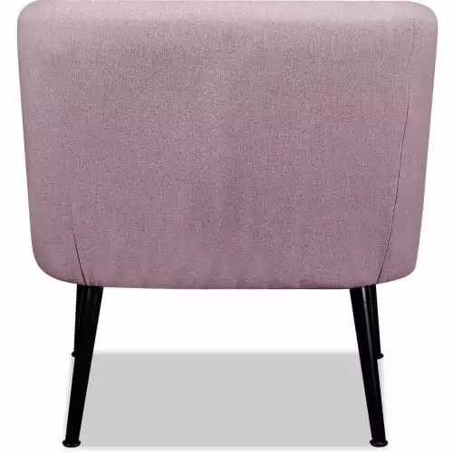 ATHM DESIGN Fauteuils Fauteuil Assise Polyester Rose Pieds Métal 6 ATHM DESIGN Fauteuils Fauteuil Assise Polyester Rose Pieds Métal – Image 6