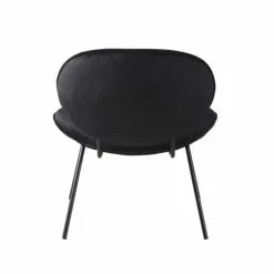 Maisons Du Monde Fauteuils Fauteuil Bas En Velours Noir -Chaise Soldes Magasin fauteuil bas en velours noir 1000 7 7 209804 3