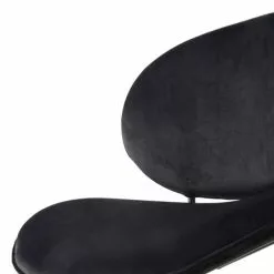 Maisons Du Monde Fauteuils Fauteuil Bas En Velours Noir -Chaise Soldes Magasin fauteuil bas en velours noir 1000 7 7 209804 4