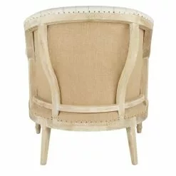 Maisons Du Monde Fauteuils Fauteuil Bergère En Lin Beige Motifs à Rayures -Chaise Soldes Magasin fauteuil bergere en lin beige motifs a rayures 1000 1 34 219794 3