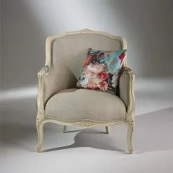 Robin Des Bois Fauteuils Fauteuil Bergère En Lin Et Tissu -Chaise Soldes Magasin fauteuil bergere en lin et tissu 2