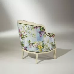 Robin Des Bois Fauteuils Fauteuil Bergère En Lin Imprimé -Chaise Soldes Magasin fauteuil bergere en lin imprime 5