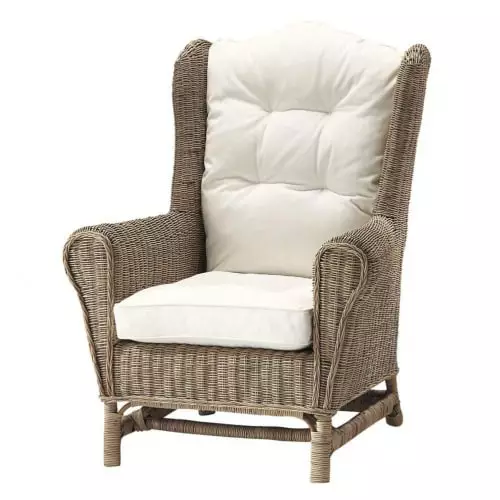 Maisons Du Monde Fauteuils Fauteuil Bergère En Rotin Et Coussins Ivoire 1 Maisons Du Monde Fauteuils Fauteuil Bergère En Rotin Et Coussins Ivoire