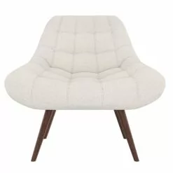 Rendez Vous Déco Fauteuils Fauteuil Blanc Effet Laine Bouclette