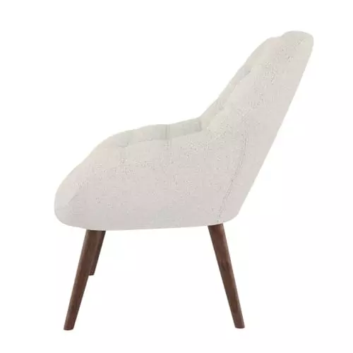 Rendez Vous Déco Fauteuils Fauteuil Blanc Effet Laine Bouclette 4 Rendez Vous Déco Fauteuils Fauteuil Blanc Effet Laine Bouclette – Image 4