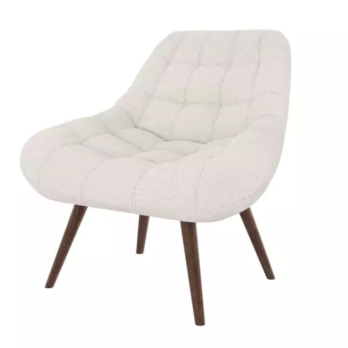 Rendez Vous Déco Fauteuils Fauteuil Blanc Effet Laine Bouclette 6 Rendez Vous Déco Fauteuils Fauteuil Blanc Effet Laine Bouclette – Image 6