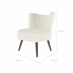 Rendez Vous Déco Fauteuils Fauteuil Blanc Effet Laine Bouclette Et Pieds En Bois D'hévéa 8 Rendez Vous Déco Fauteuils Fauteuil Blanc Effet Laine Bouclette Et Pieds En Bois D'hévéa -Chaise Soldes Magasin fauteuil blanc effet laine bouclette et pieds en bois d hevea 2