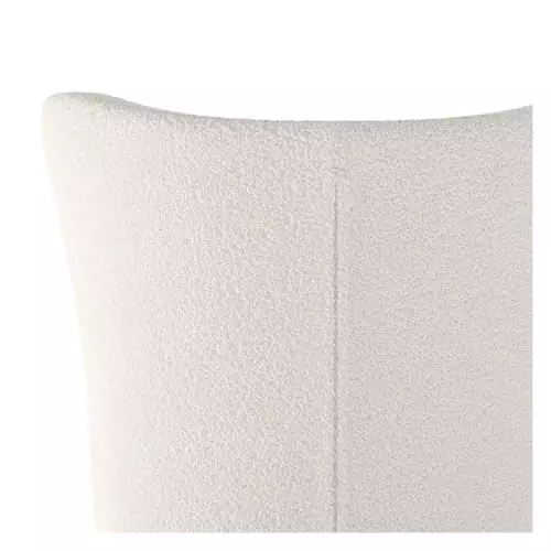 Rendez Vous Déco Fauteuils Fauteuil Blanc Effet Laine Bouclette Et Pieds En Bois D'hévéa 4 Rendez Vous Déco Fauteuils Fauteuil Blanc Effet Laine Bouclette Et Pieds En Bois D'hévéa – Image 4