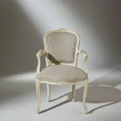 Robin Des Bois Fauteuils Fauteuil Cabriolet En Lin -Chaise Soldes Magasin fauteuil cabriolet en lin 2