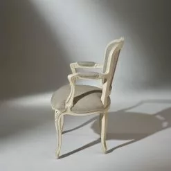 Robin Des Bois Fauteuils Fauteuil Cabriolet En Lin -Chaise Soldes Magasin fauteuil cabriolet en lin 3