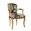 Robin Des Bois Fauteuils Fauteuil Cabriolet Lin Imprimé Fleuri