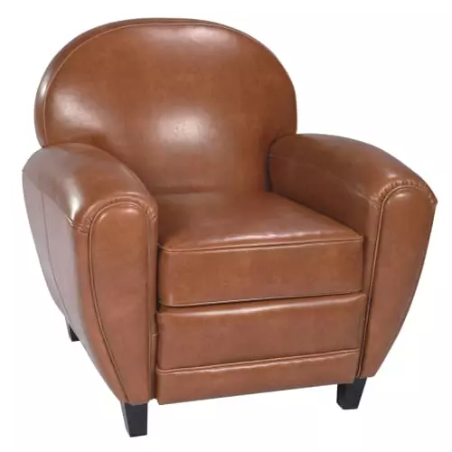 Rendez Vous Déco Fauteuils Fauteuil Camel En Croute De Cuir Enduite 6 Rendez Vous Déco Fauteuils Fauteuil Camel En Croute De Cuir Enduite – Image 6