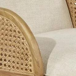 Robin Des Bois Fauteuils Fauteuil Cannage Et Velours -Chaise Soldes Magasin fauteuil cannage et velours 5