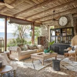 Maisons Du Monde Fauteuils Fauteuil Capitonné Coloris Lin -Chaise Soldes Magasin fauteuil capitonne coloris lin 1000 6 4 166300 11