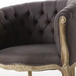 Maisons Du Monde Fauteuils Fauteuil Capitonné En Lin Coloris Taupe Grisé 9 Maisons Du Monde Fauteuils Fauteuil Capitonné En Lin Coloris Taupe Grisé -Chaise Soldes Magasin fauteuil capitonne en lin coloris taupe grise 1000 7 27 199451 4