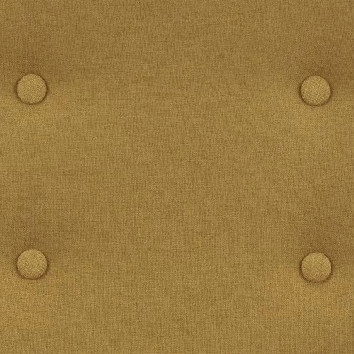 Homcom Fauteuils Fauteuil Classique Dossier 4 Boutons Pieds Bois Tissu Moutarde Foncé 4 Homcom Fauteuils Fauteuil Classique Dossier 4 Boutons Pieds Bois Tissu Moutarde Foncé – Image 4