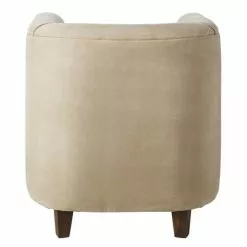 Maisons Du Monde Fauteuils Fauteuil Club En Coton Recyclé Et Cuir Marron -Chaise Soldes Magasin fauteuil club en coton recycle et cuir marron 1000 15 7 129895 7
