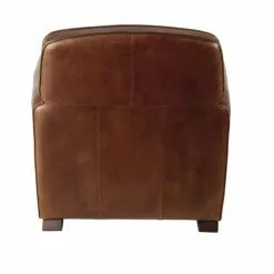 Maisons Du Monde Fauteuils Fauteuil Club En Cuir Marron Effet Vieilli -Chaise Soldes Magasin fauteuil club en cuir marron effet vieilli 1000 16 24 199120 3