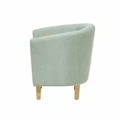 Beliani Fauteuils Fauteuil Club En Tissu Vert Clair -Chaise Soldes Magasin fauteuil club en tissu vert clair 5