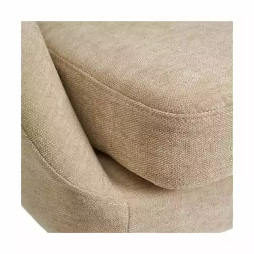 Wadiga Fauteuils Fauteuil Compact Et Enveloppant Beige Tissu Chenille 6 Wadiga Fauteuils Fauteuil Compact Et Enveloppant Beige Tissu Chenille – Image 6