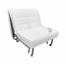 DIVA SALON Fauteuils Fauteuil Convertible 1 Place En Tissu Jaune Moutarde -Chaise Soldes Magasin fauteuil convertible 1 place en tissu jaune moutarde 2