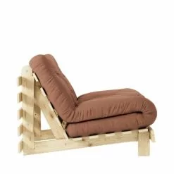 Karup Design Fauteuils Fauteuil Convertible 90x200cm En Bois Naturel Et Tissu Marron Argile 8 Karup Design Fauteuils Fauteuil Convertible 90x200cm En Bois Naturel Et Tissu Marron Argile -Chaise Soldes Magasin fauteuil convertible 90x200cm en bois naturel et tissu marron argile 2