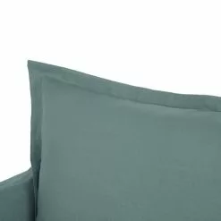 Maisons Du Monde Fauteuils Fauteuil Convertible En Lin Froissé Bleu Céladon -Chaise Soldes Magasin fauteuil convertible en lin froisse bleu celadon 1000 13 6 201480 4