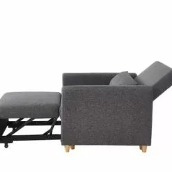 Baita Fauteuils Fauteuil Convertible En Tissu 1 Place Gris -Chaise Soldes Magasin fauteuil convertible en tissu 1 place gris 3