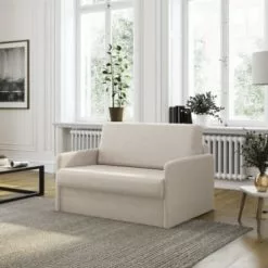 Usinestreet Fauteuils Fauteuil Convertible Express En Tissu Beige - Couchage 100x190 -Chaise Soldes Magasin fauteuil convertible express en tissu beige couchage 100x190 3