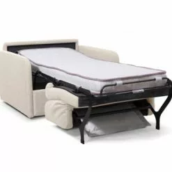 Usinestreet Fauteuils Fauteuil Convertible Express En Tissu Beige - Couchage 70x190 -Chaise Soldes Magasin fauteuil convertible express en tissu beige couchage 70x190 4