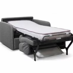 Usinestreet Fauteuils Fauteuil Convertible Express En Tissu Gris Foncé - Couchage 70x190 -Chaise Soldes Magasin fauteuil convertible express en tissu gris fonce couchage 70x190 4